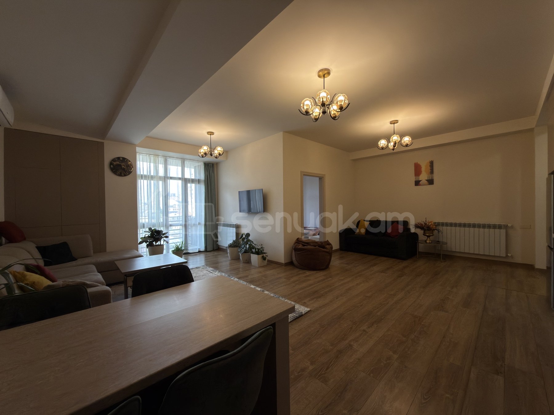 3 Սենյականոց Բնակարան Նորակառույցում, 86քմ, 8/9 հարկ, Կապիտալ Վերանորոգված