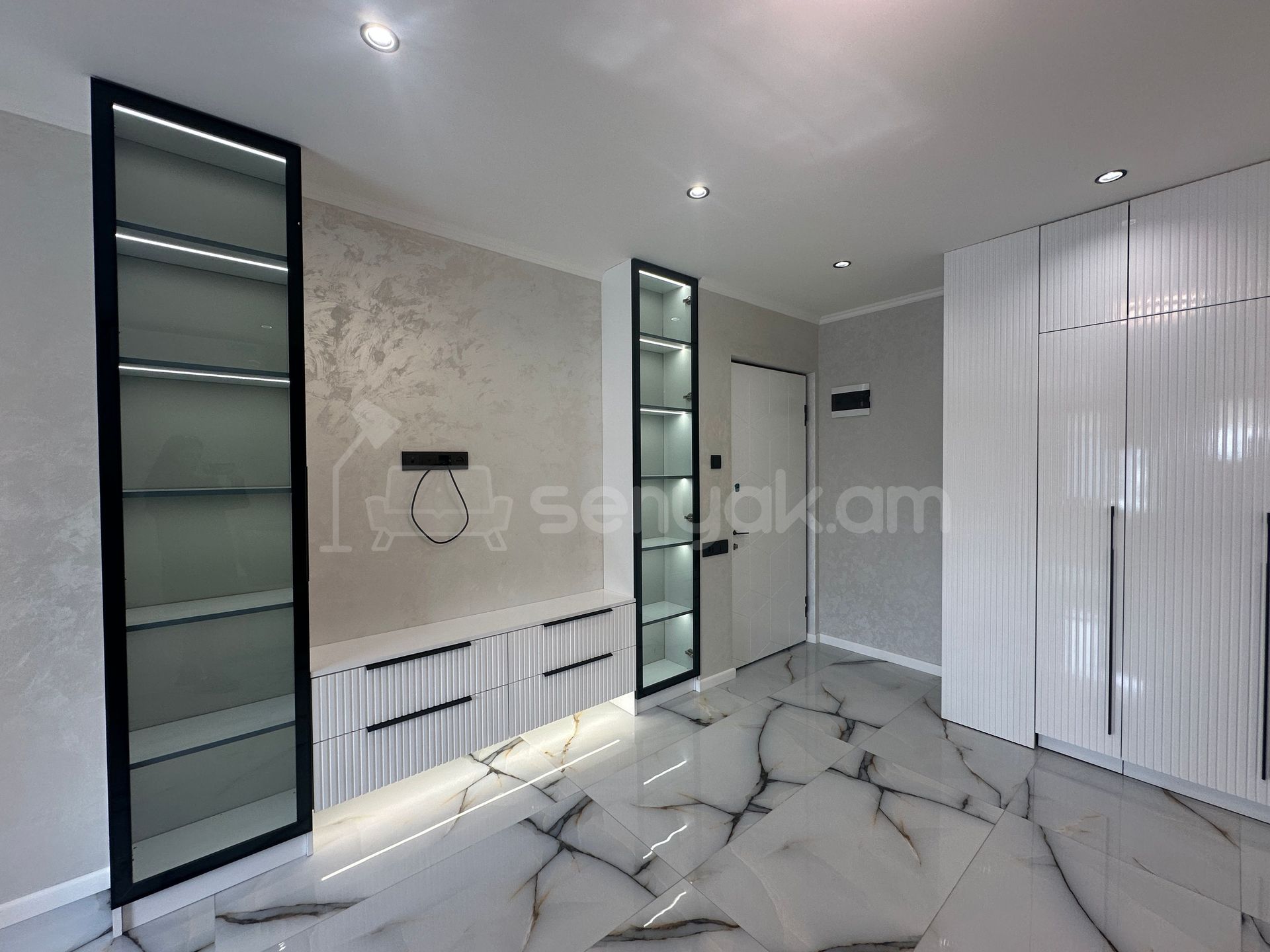 2 Սենյականոց Բնակարան Նորակառույցում, 67քմ, 8/12 հարկ, Դիզայներական Վերանորոգված