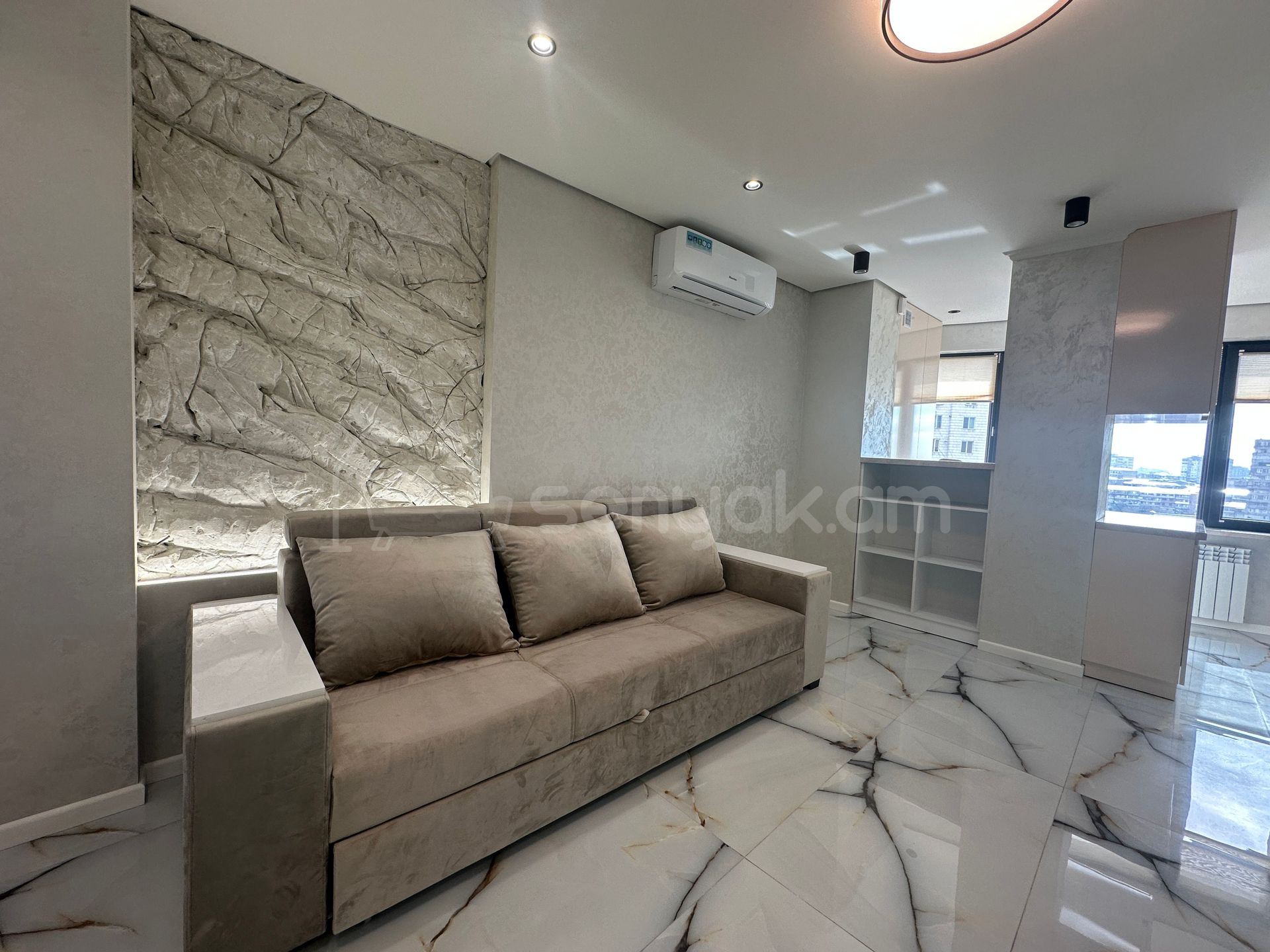 2 Սենյականոց Բնակարան Նորակառույցում, 67քմ, 8/12 հարկ, Դիզայներական Վերանորոգված