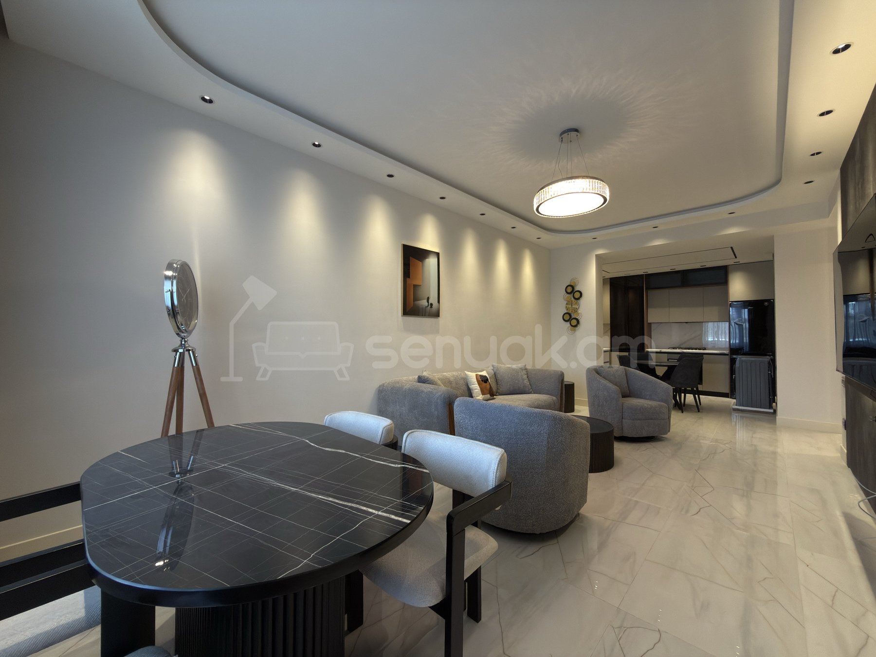 3 Սենյականոց Բնակարան Նորակառույցում, 72քմ, 4/18 հարկ, Դիզայներական Վերանորոգված