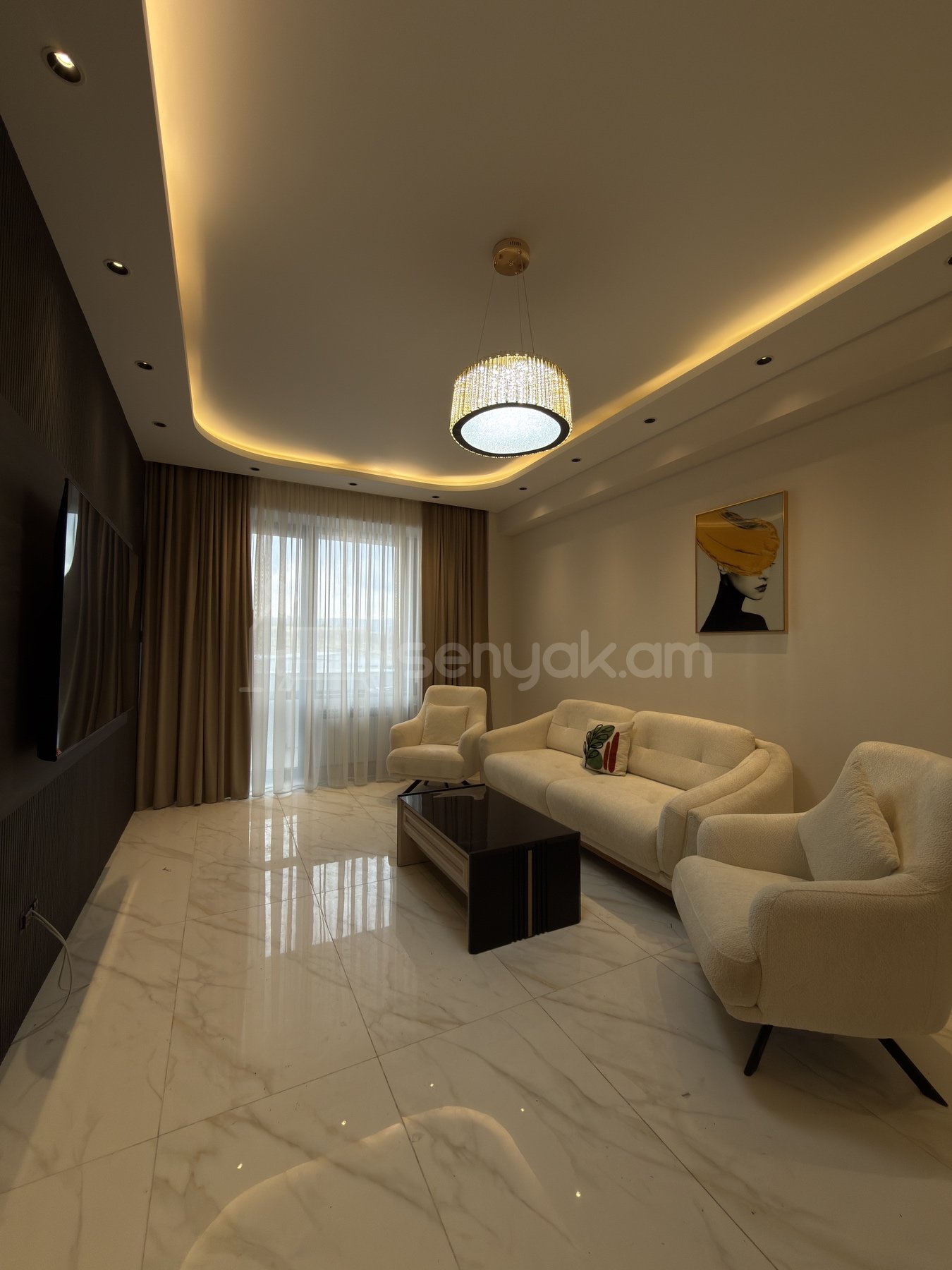 2 Սենյականոց Բնակարան Նորակառույցում, 65քմ, 4/18 հարկ, Դիզայներական Վերանորոգված