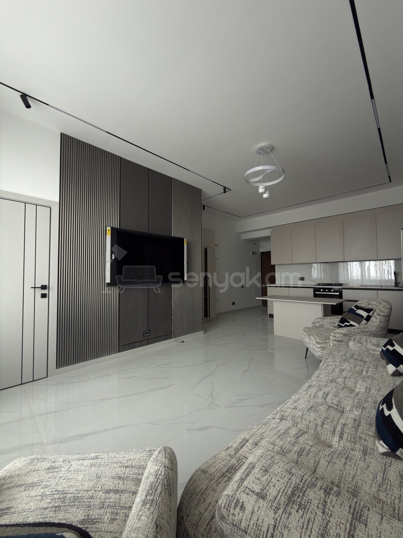 2 Սենյականոց Բնակարան Նորակառույցում, 55քմ, 7/19 հարկ, Դիզայներական Վերանորոգված