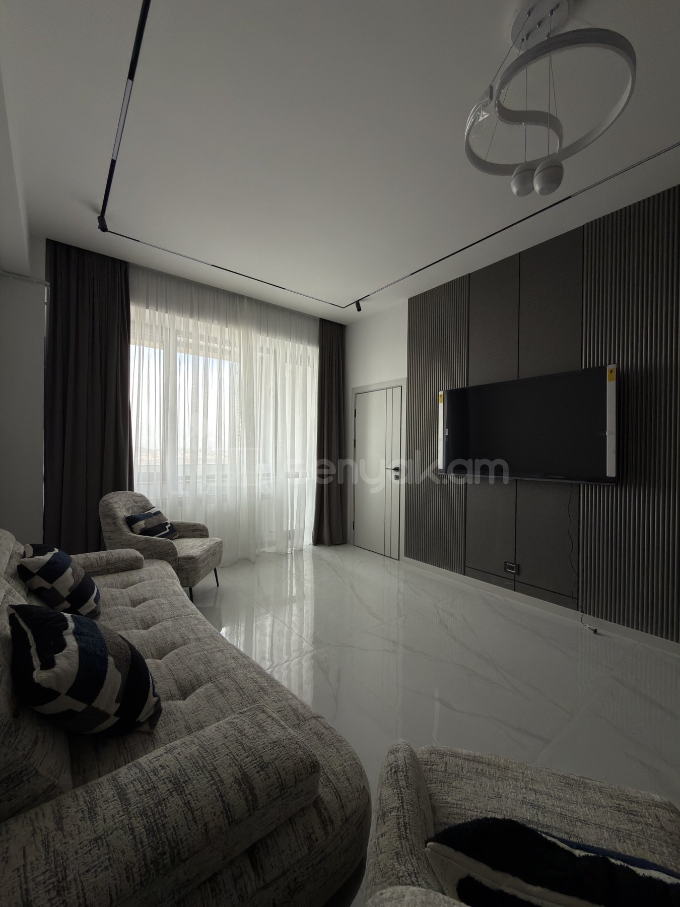 2 Սենյականոց Բնակարան Նորակառույցում, 55քմ, 7/19 հարկ, Դիզայներական Վերանորոգված