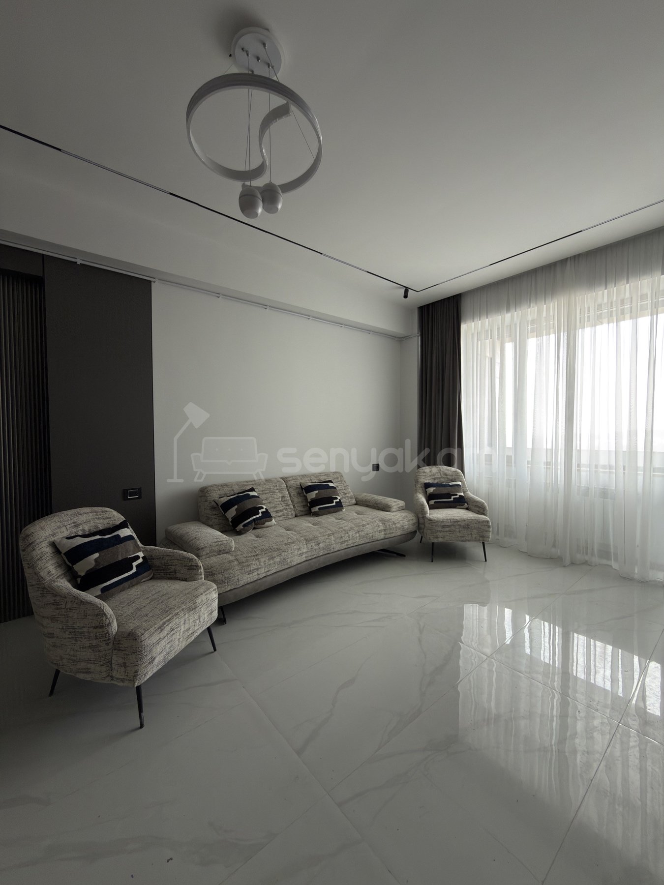 2 Սենյականոց Բնակարան Նորակառույցում, 55քմ, 7/19 հարկ, Դիզայներական Վերանորոգված