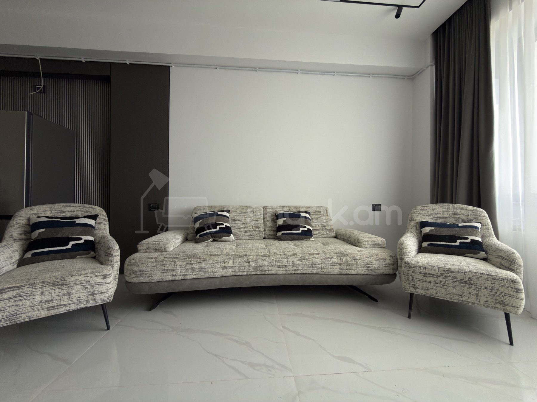 2 Սենյականոց Բնակարան Նորակառույցում, 55քմ, 7/19 հարկ, Դիզայներական Վերանորոգված