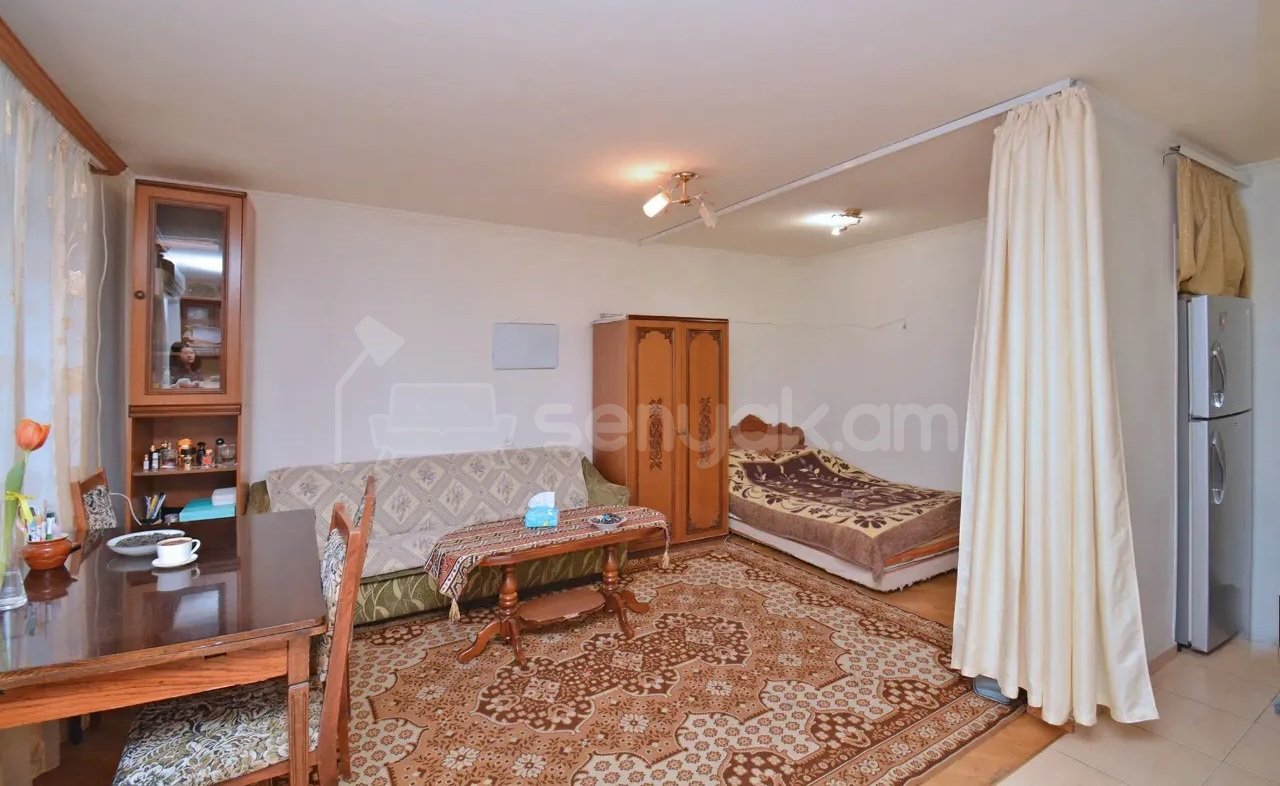 1 Սենյականոց Բնակարան Քարե Շենքում, 33քմ, 2/4 հարկ, Կապիտալ Վերանորոգված, Կահավորված, Արևկող