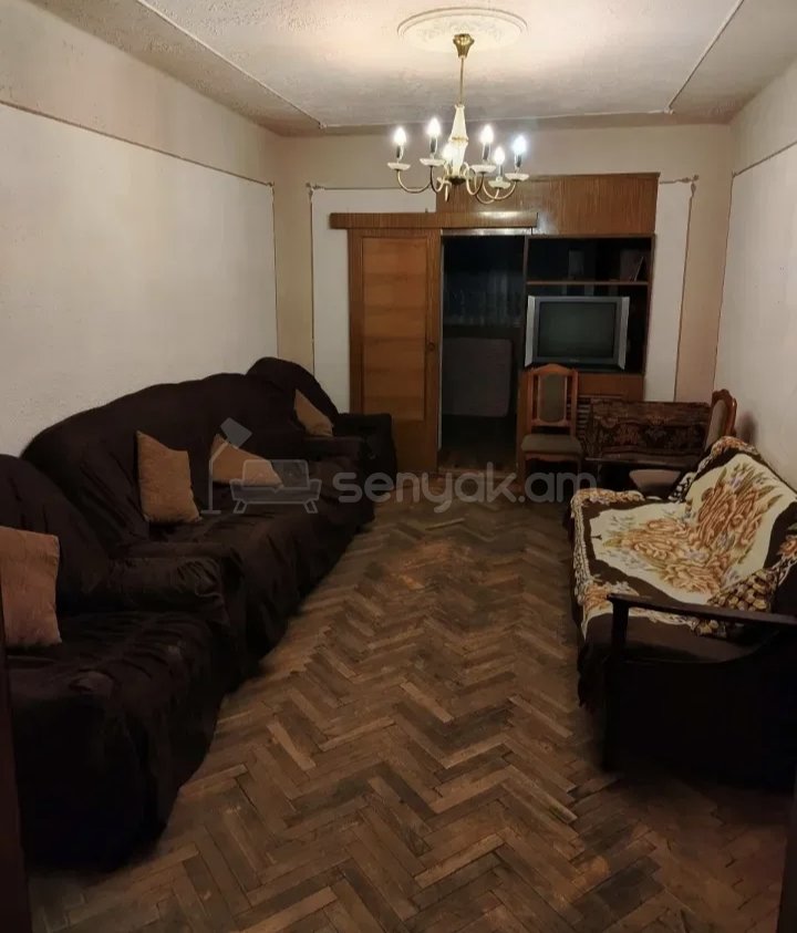 2 Սենյականոց Բնակարան Քարե Շենքում, 54քմ, 4/6 հարկ, Նորմալ Վիճակում, Կահավորված