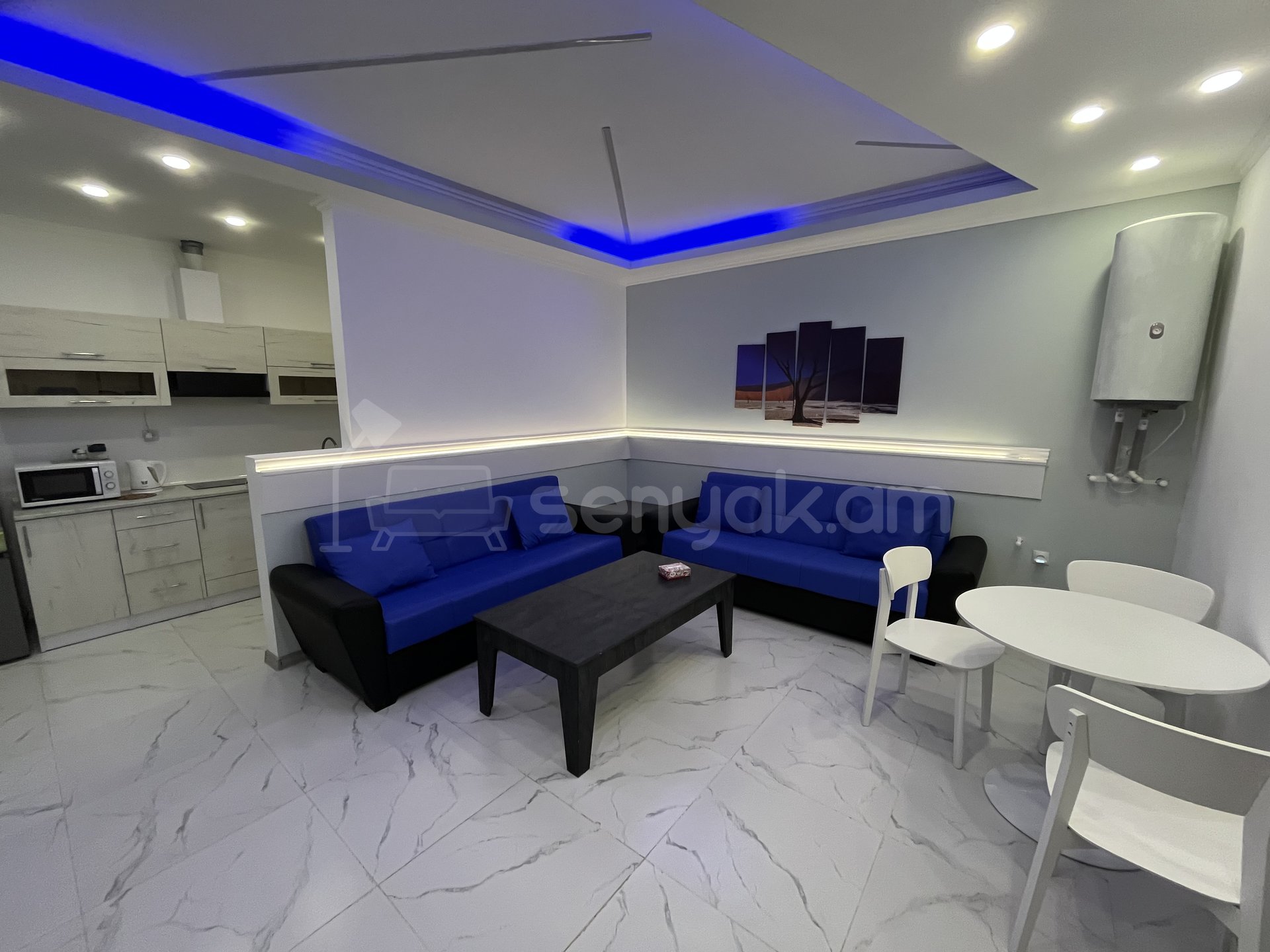 2 Սենյականոց Բնակարան Նորակառույցում, 45քմ, 1/3 հարկ, Կապիտալ Վերանորոգված