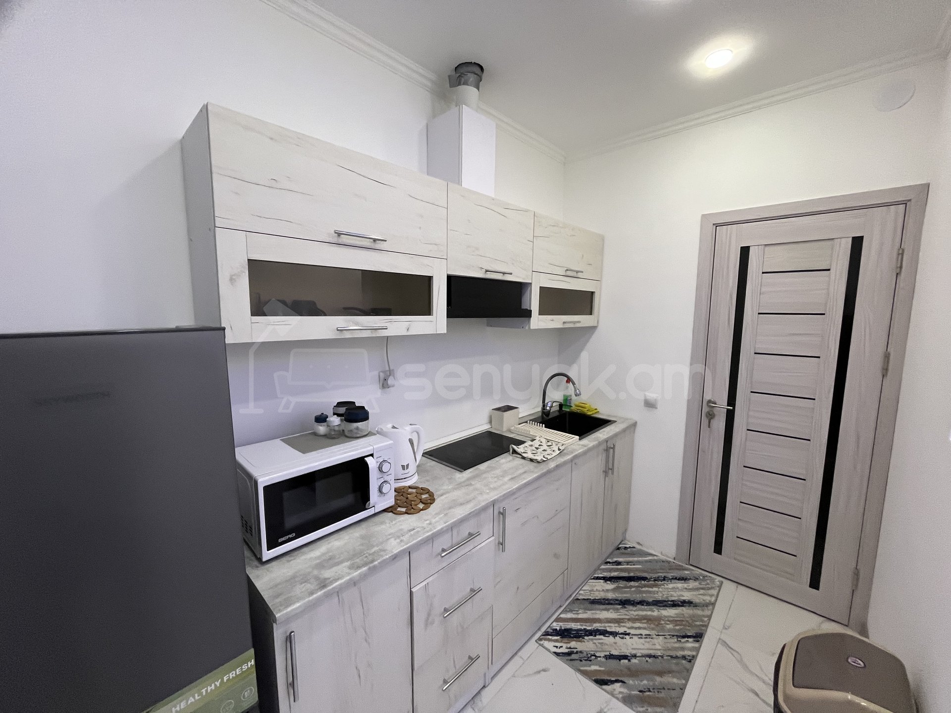 2 Սենյականոց Բնակարան Նորակառույցում, 45քմ, 1/3 հարկ, Կապիտալ Վերանորոգված