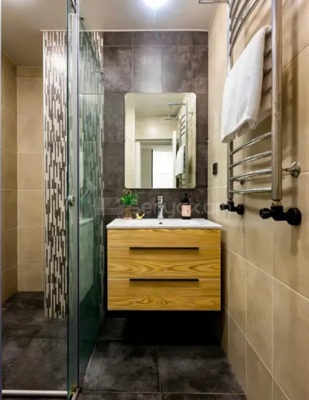 2 Սենյականոց Բնակարան, 55քմ, 1/16 հարկ, Դիզայներական Վերանորոգված