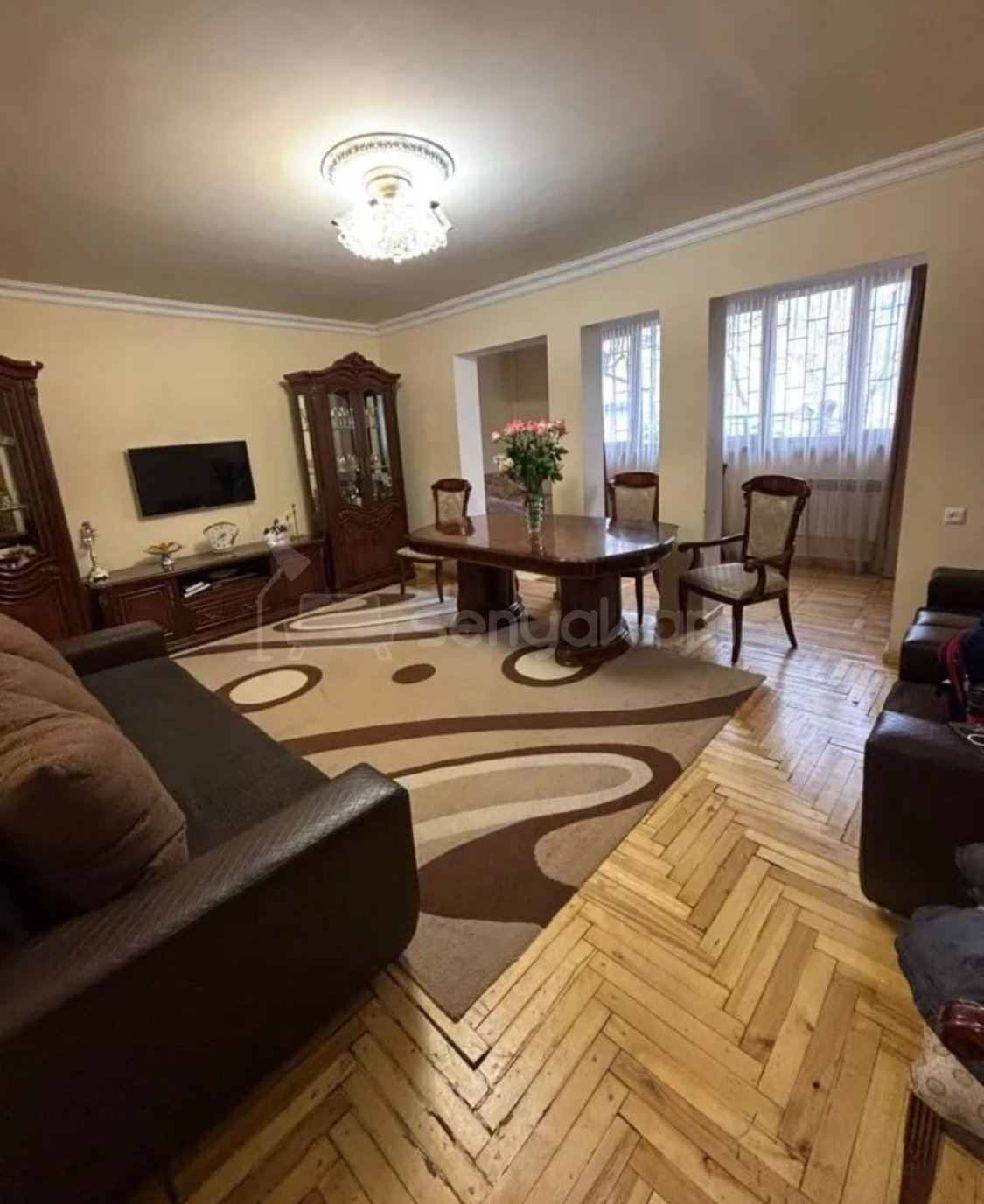 3 Սենյականոց Բնակարան, 102քմ, 1/9 հարկ, Կապիտալ Վերանորոգված