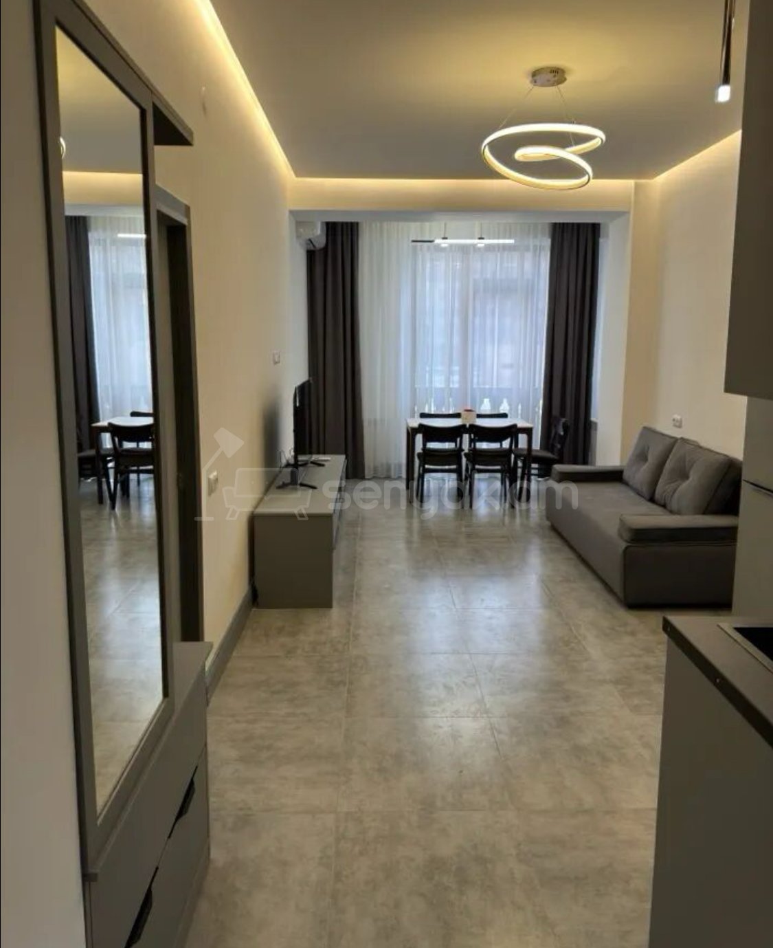 2 Սենյականոց Բնակարան Նորակառույցում, 47քմ, 2/8 հարկ, Կապիտալ Վերանորոգված