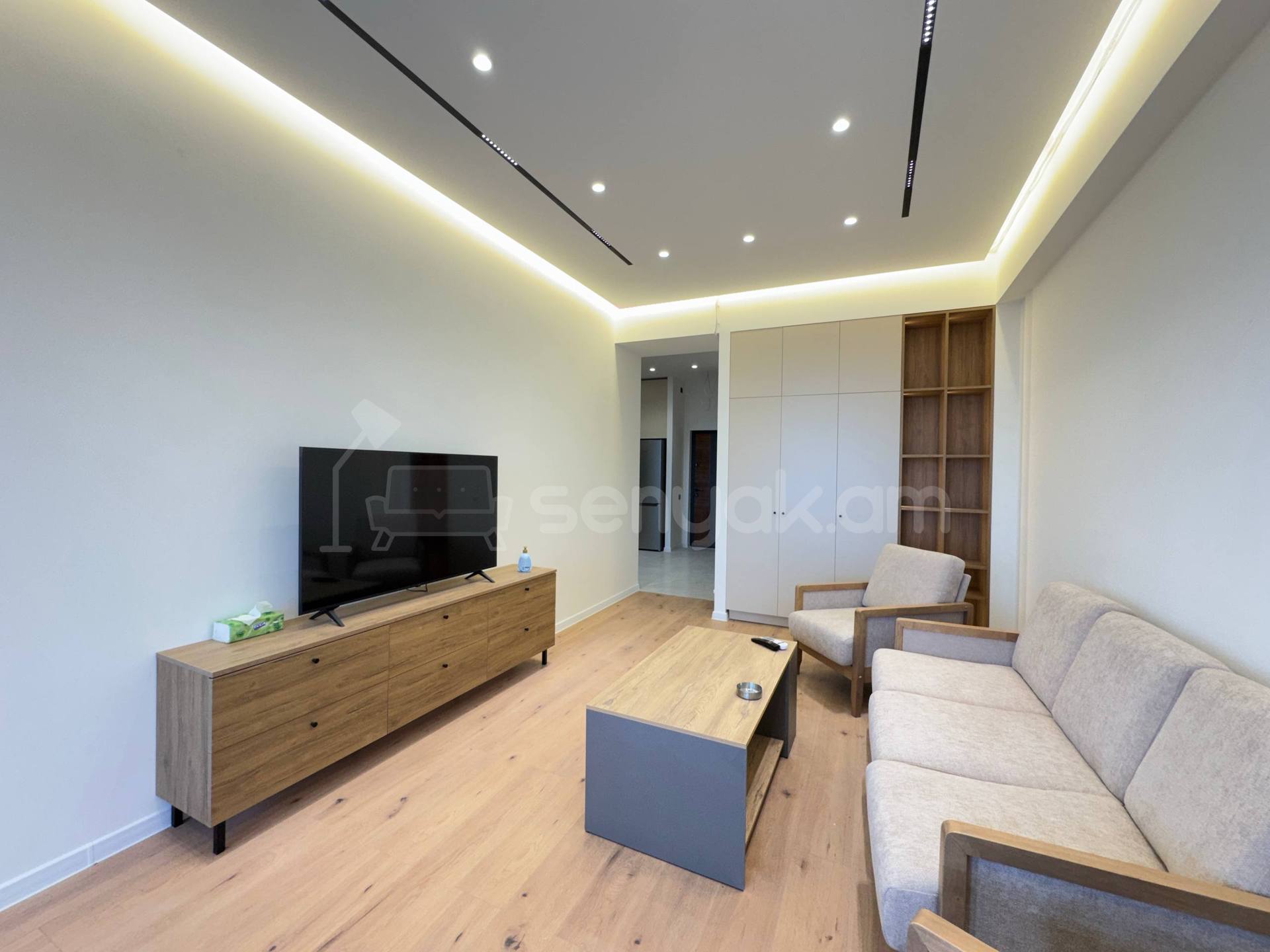 2 Սենյականոց Բնակարան Նորակառույցում, 65քմ, 11/16 հարկ, Դիզայներական Վերանորոգված, Կահավորված, Արևկող