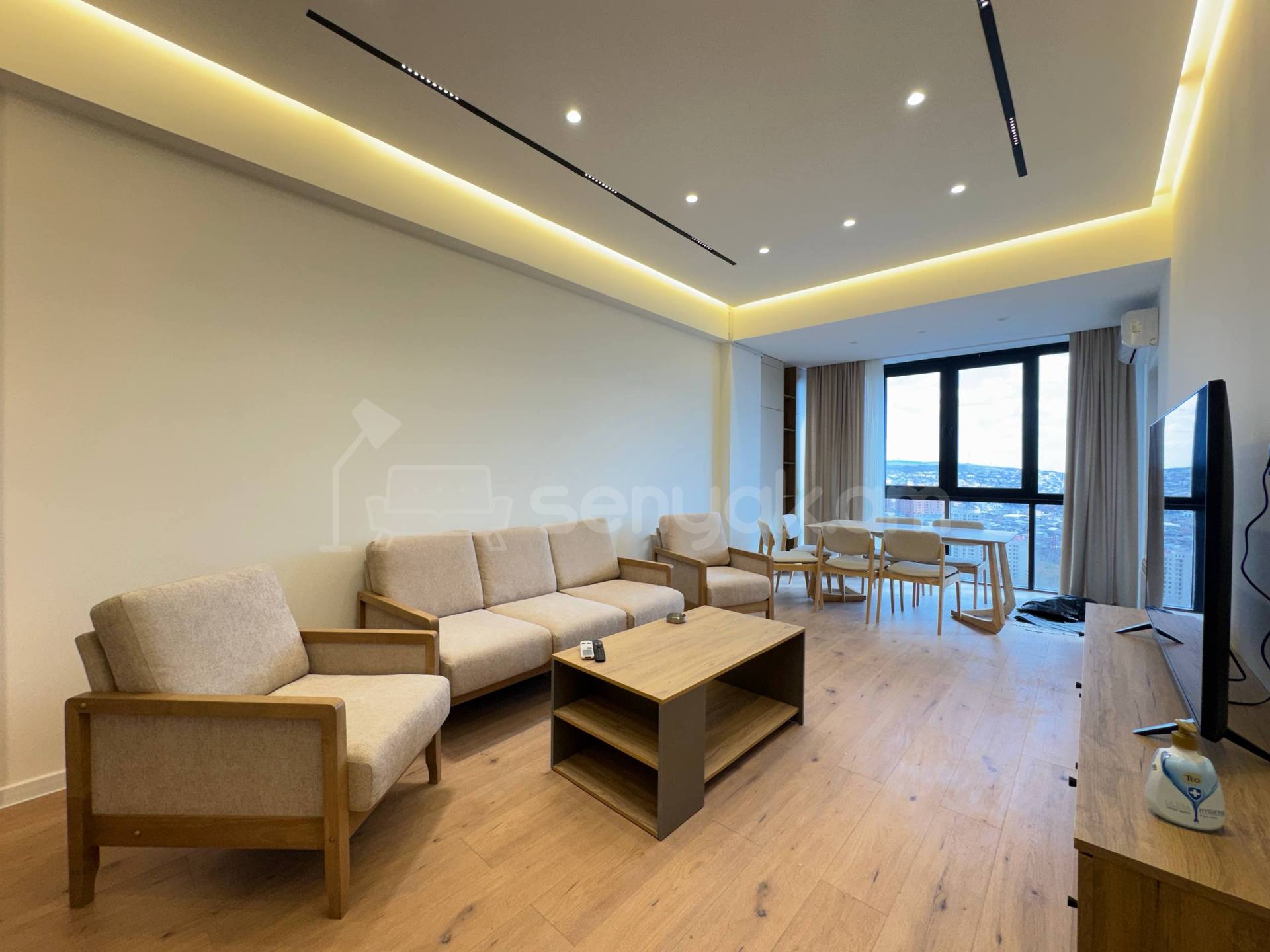 2 Սենյականոց Բնակարան Նորակառույցում, 65քմ, 11/16 հարկ, Դիզայներական Վերանորոգված, Կահավորված, Արևկող