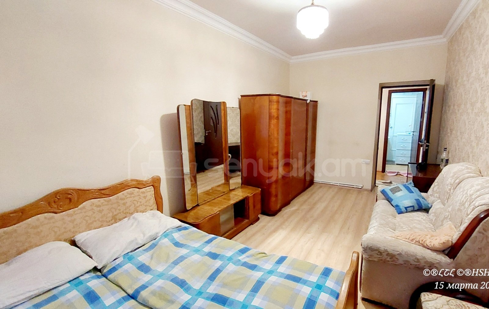 2 Սենյականոց Բնակարան Քարե Շենքում, 75քմ, 2/5 հարկ, Նորմալ Վիճակում, Կահավորված, Արևկող