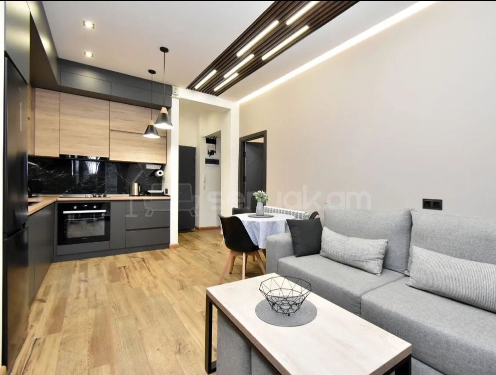 2 Սենյականոց Բնակարան Քարե Շենքում, 45քմ, 3/5 հարկ, Դիզայներական Վերանորոգված, Կահավորված