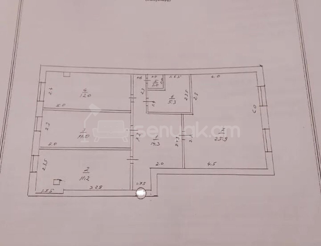 3 Սենյականոց Բնակարան, 81քմ, 5/10 հարկ, Կապիտալ Վերանորոգված
