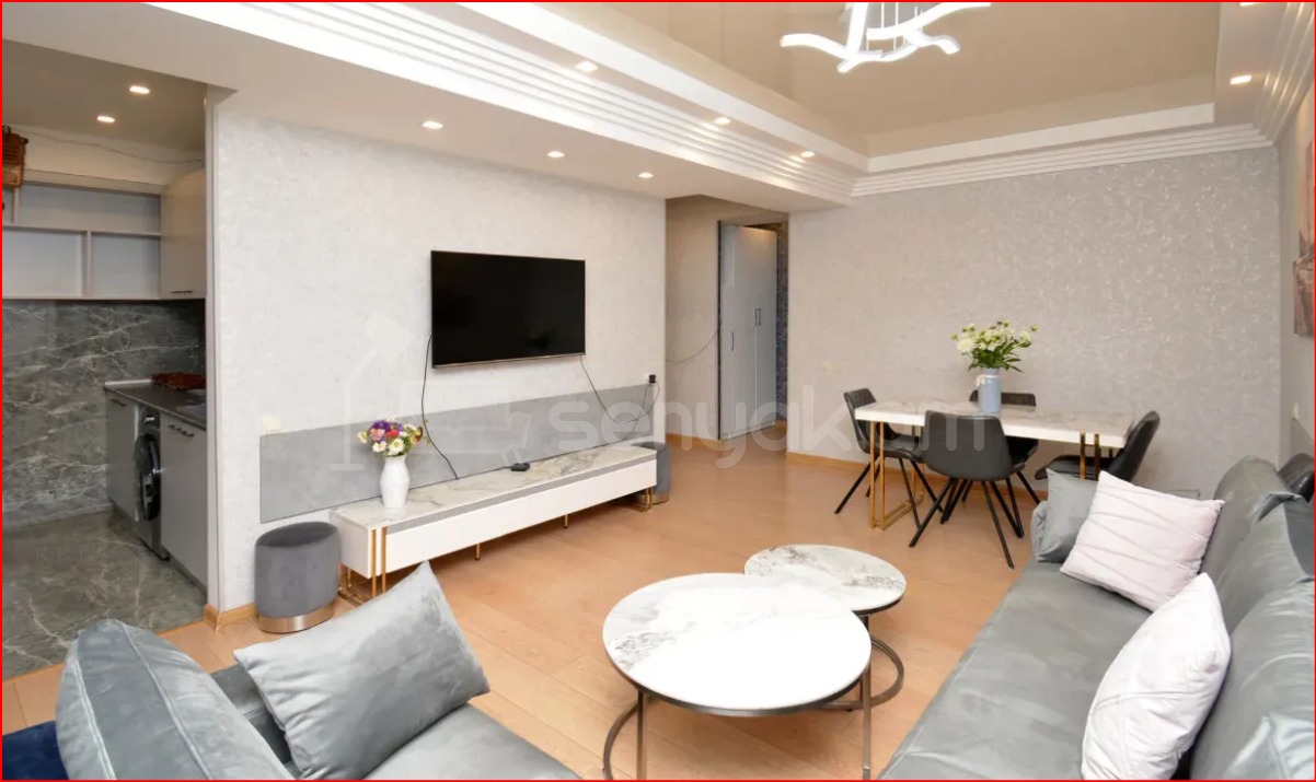 3 Սենյականոց Բնակարան Նորակառույցում, 88քմ, 8/9 հարկ, Դիզայներական Վերանորոգված, Կահավորված