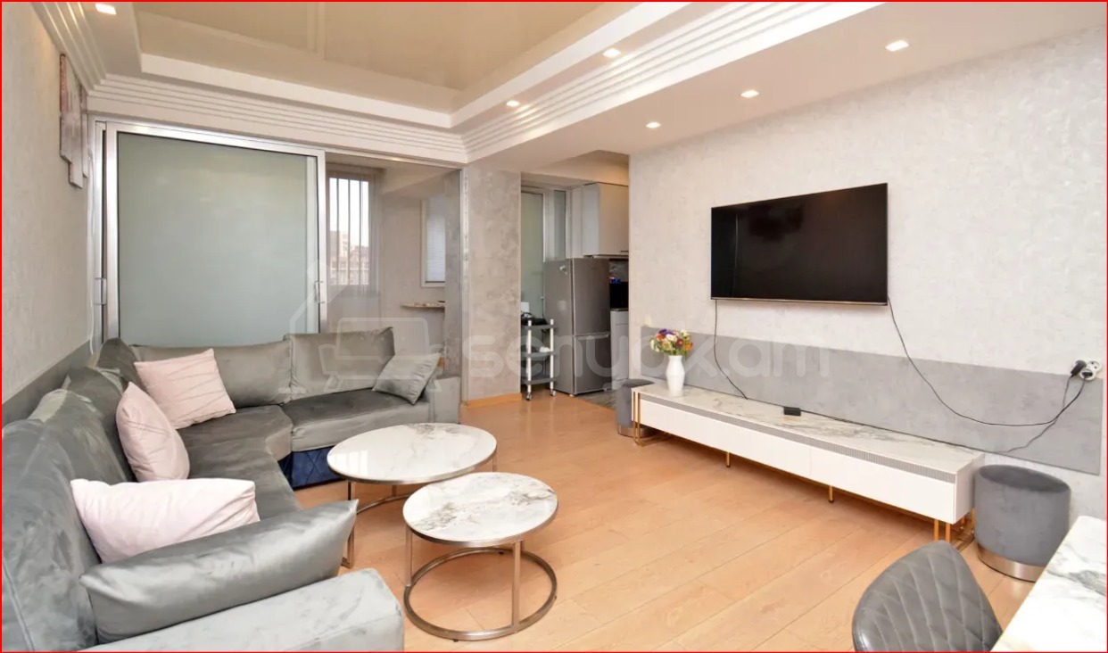 3 Սենյականոց Բնակարան Նորակառույցում, 88քմ, 8/9 հարկ, Դիզայներական Վերանորոգված, Կահավորված