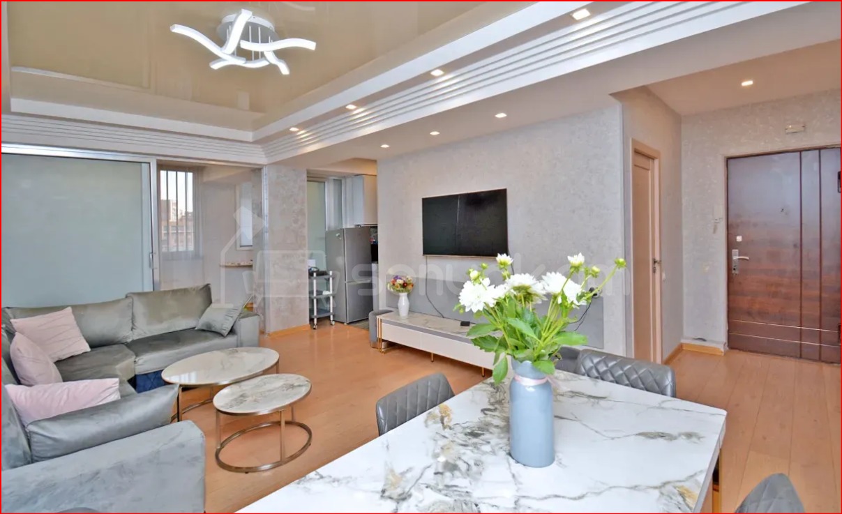 3 Սենյականոց Բնակարան Նորակառույցում, 88քմ, 8/9 հարկ, Դիզայներական Վերանորոգված, Կահավորված