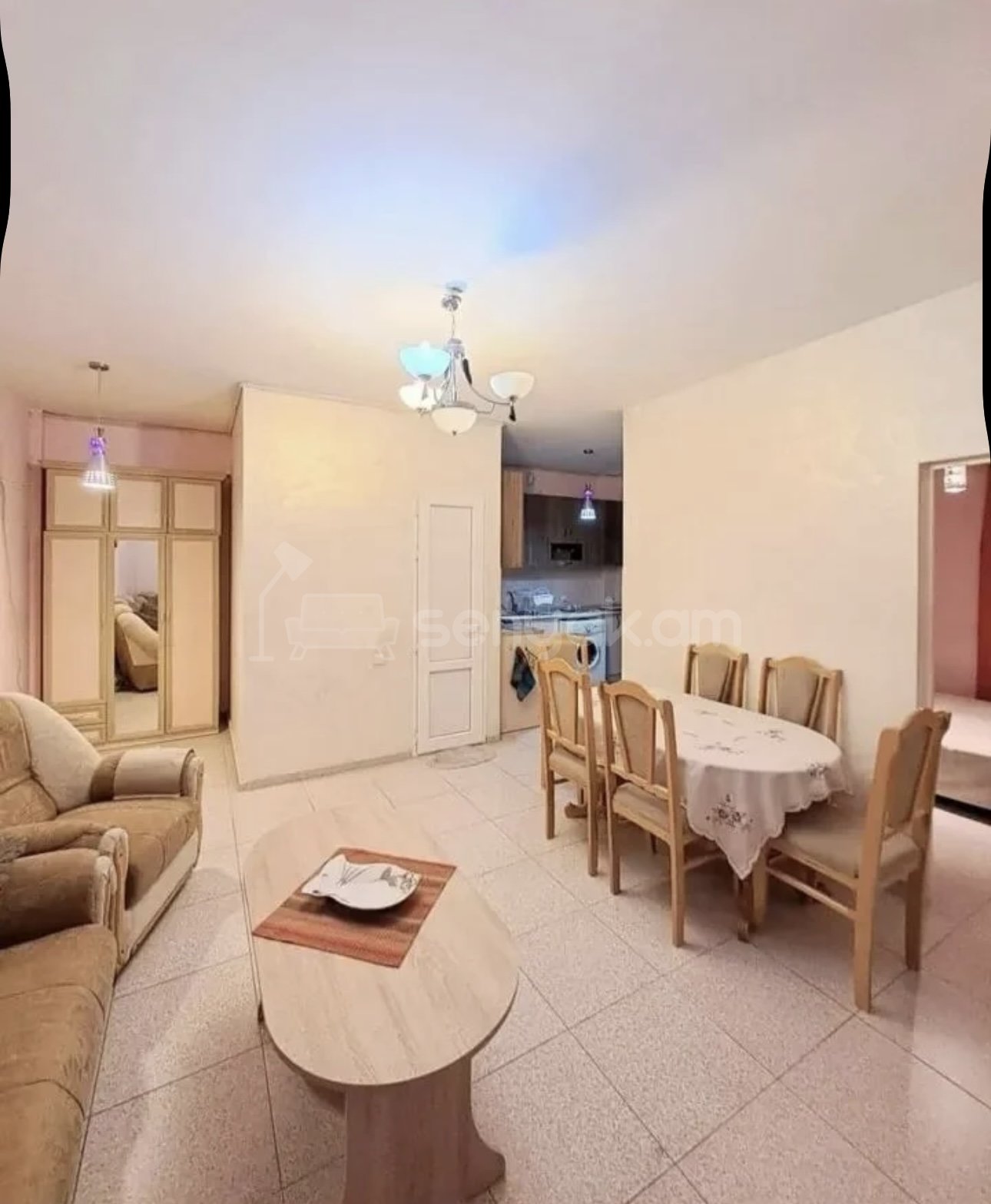 1 Սենյականոց Բնակարան Նորակառույց Քարե Շենքում, 41քմ, 3/6 հարկ, Դիզայներական Վերանորոգված