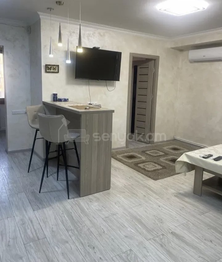 2 Սենյականոց Բնակարան Քարե Շենքում, 50քմ, 5/9 հարկ, Կապիտալ Վերանորոգված, Կահավորված