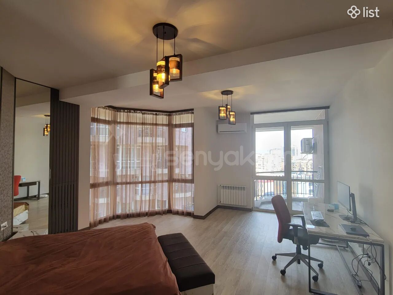 3 Սենյականոց Բնակարան Նորակառույցում, 95քմ, 10/16 հարկ, Կապիտալ Վերանորոգված