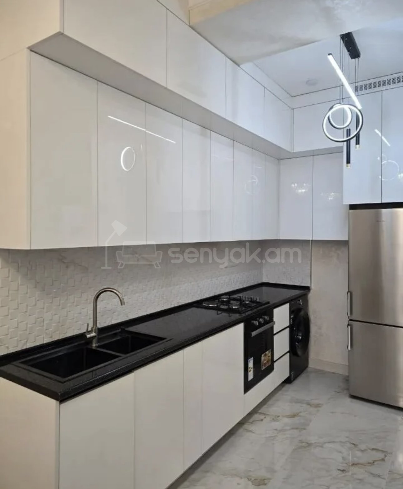 2 Սենյականոց Բնակարան Նորակառույցում, 58քմ, 8/19 հարկ, Դիզայներական Վերանորոգված, Կահավորված