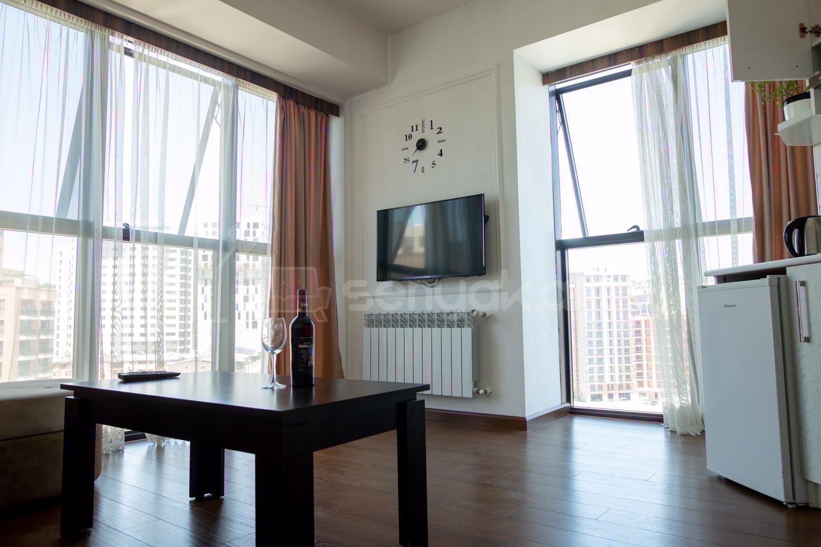 2 Սենյականոց Բնակարան Նորակառույցում, 42քմ, 12/16 հարկ, Դիզայներական Վերանորոգված