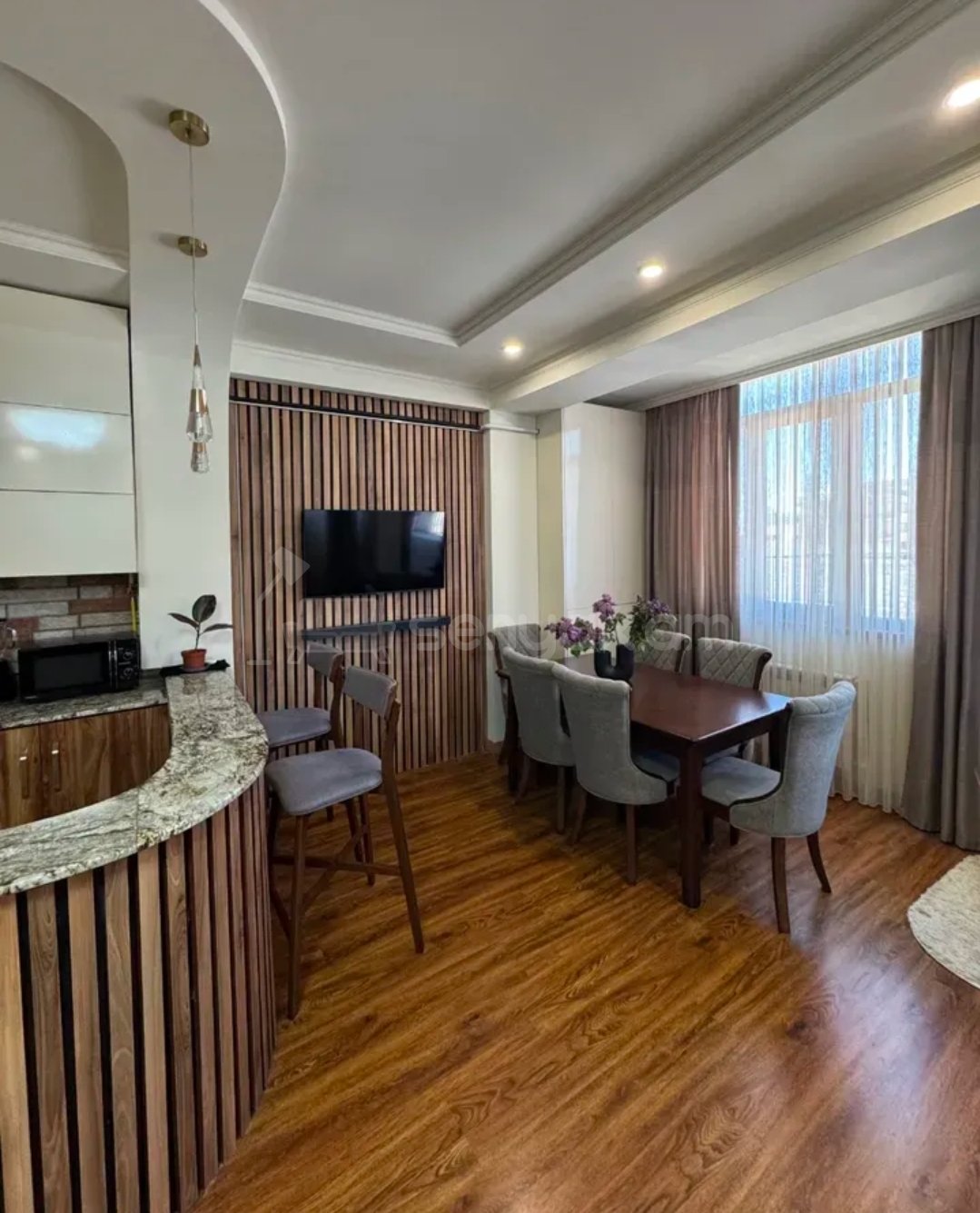 3 Սենյականոց Բնակարան Նորակառույցում, 75քմ, 2/5 հարկ, Կապիտալ Վերանորոգված