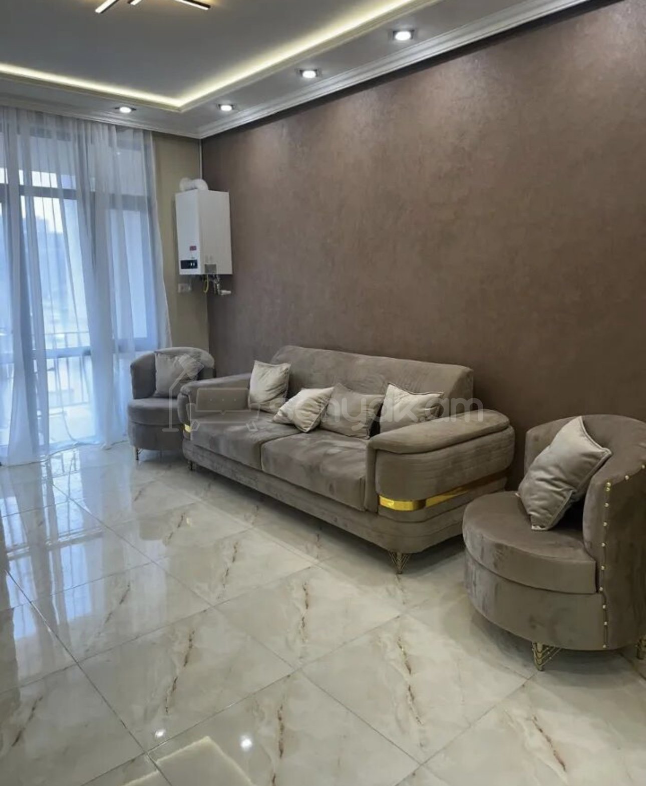 2 Սենյականոց Բնակարան Քարե Շենքում, 65քմ, 4/12 հարկ, Կապիտալ Վերանորոգված, Կահավորված