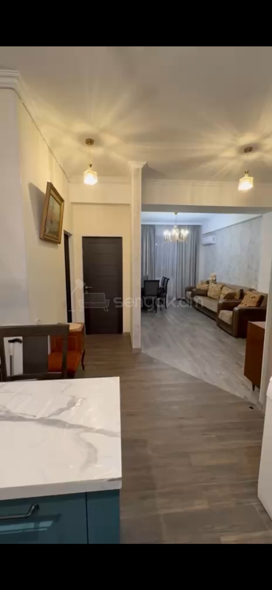 3 Սենյականոց Բնակարան Նորակառույցում, 77քմ, 7/21 հարկ, Կապիտալ Վերանորոգված