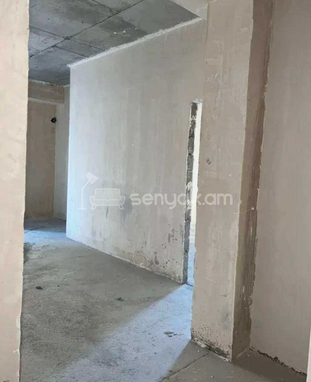 2 Սենյականոց Բնակարան, 59քմ, 6/12 հարկ, Զրոյական Վիճակում