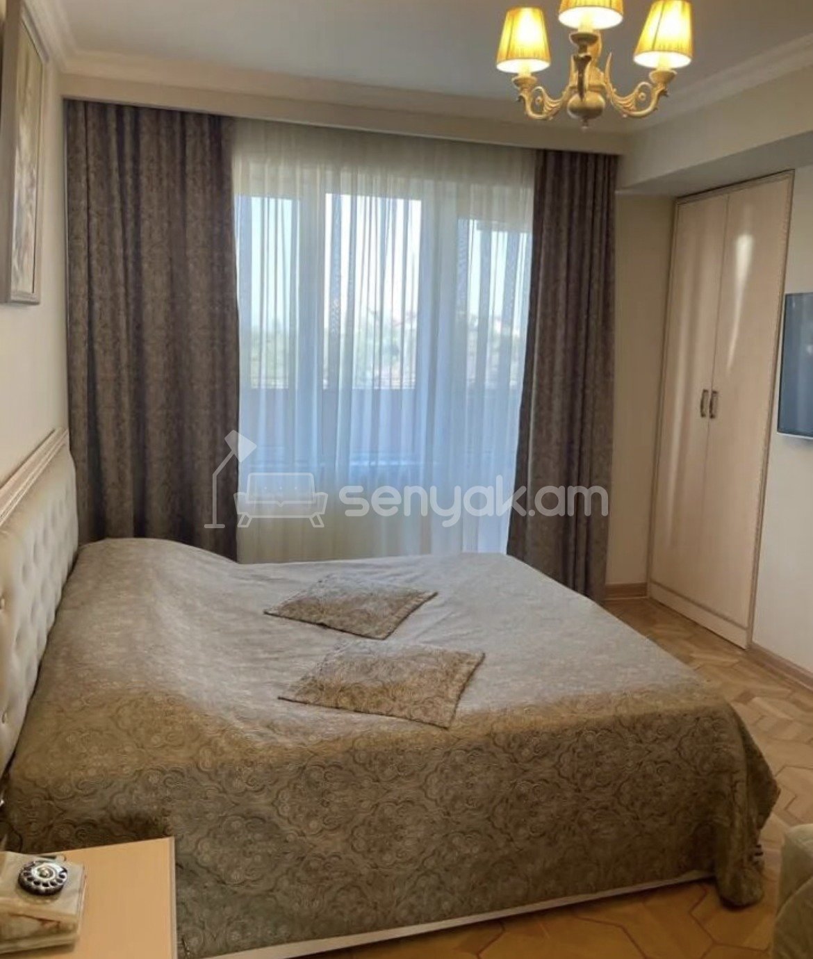 3 Սենյականոց Բնակարան Քարե Շենքում, 92քմ, 5/9 հարկ, Դիզայներական Վերանորոգված