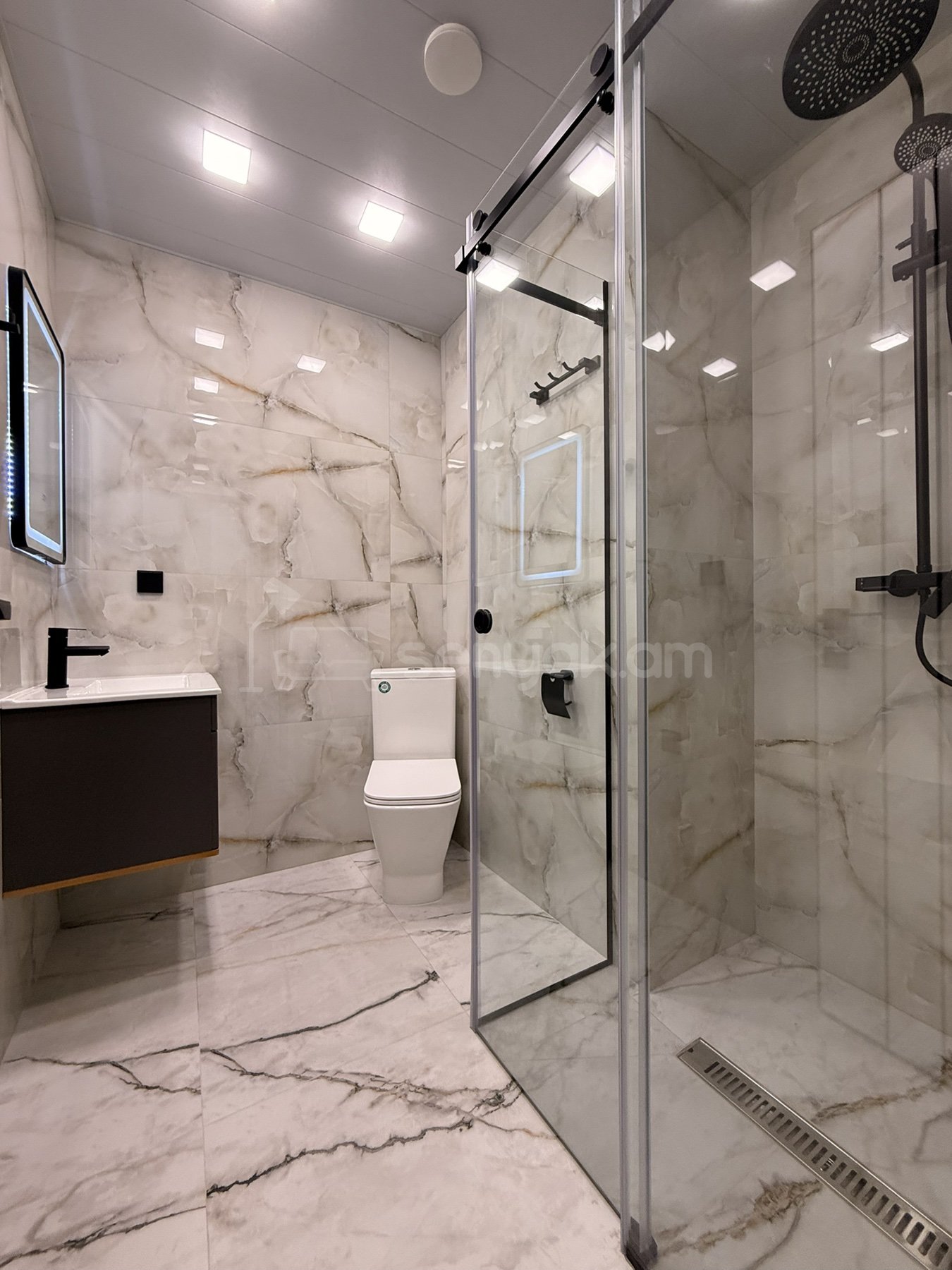 2 Սենյականոց Բնակարան Նորակառույցում, 54քմ, 9/18 հարկ, Կապիտալ Վերանորոգված