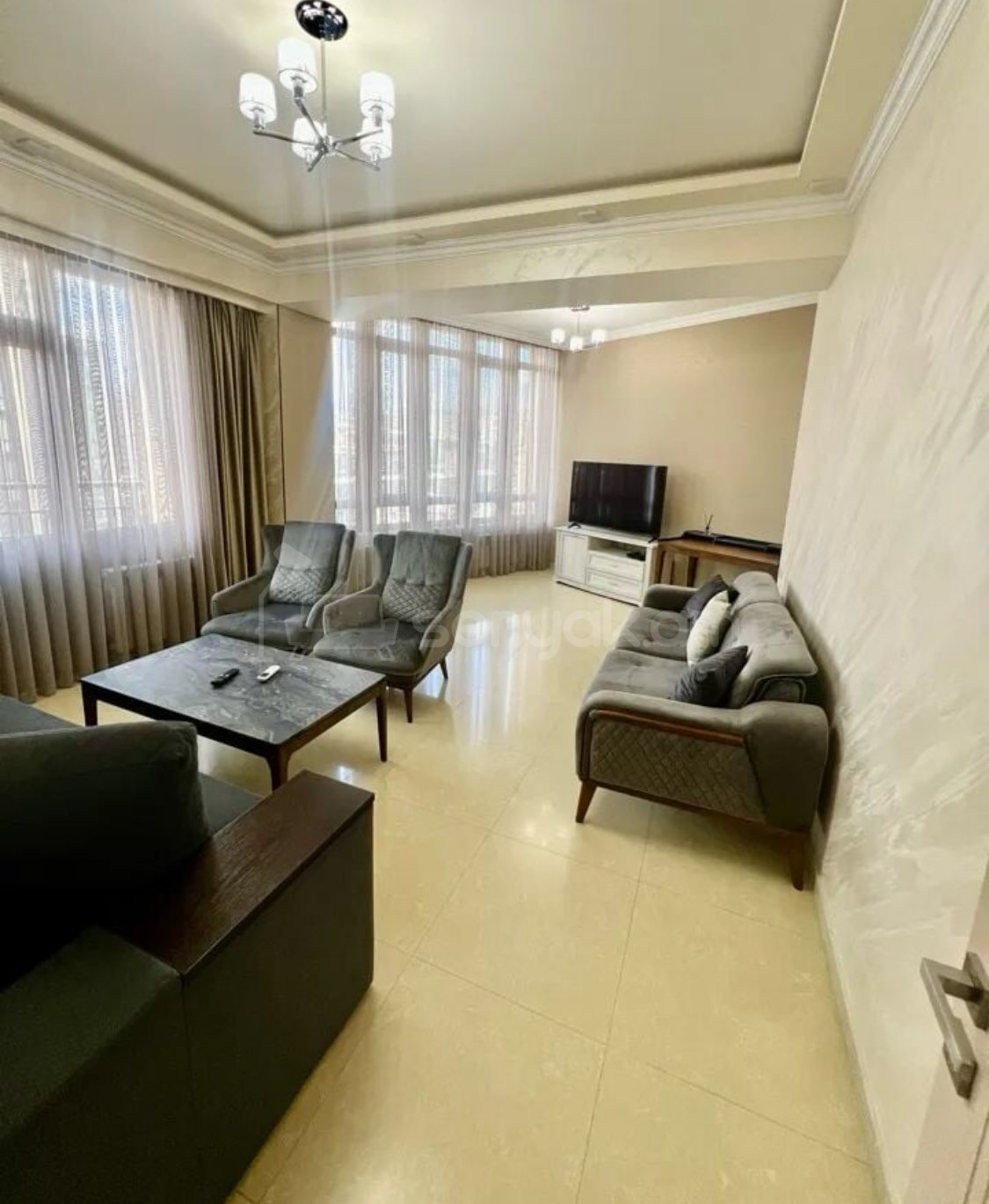 2 Սենյականոց Բնակարան Նորակառույցում, 74քմ, 14/16 հարկ, Դիզայներական Վերանորոգված, Կահավորված