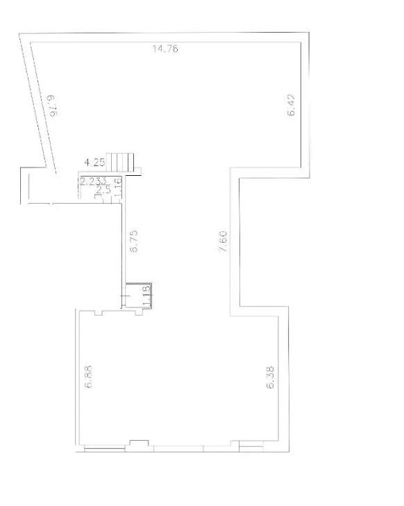 Նորակառույց Կոմերցիոն Տարածք, 220քմ