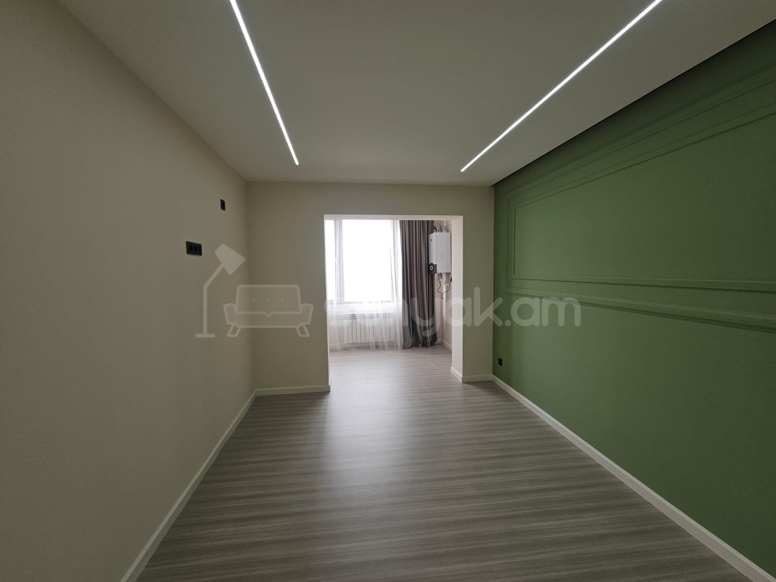 2 Սենյականոց Բնակարան, 44քմ, 9/9 հարկ, Կապիտալ Վերանորոգված