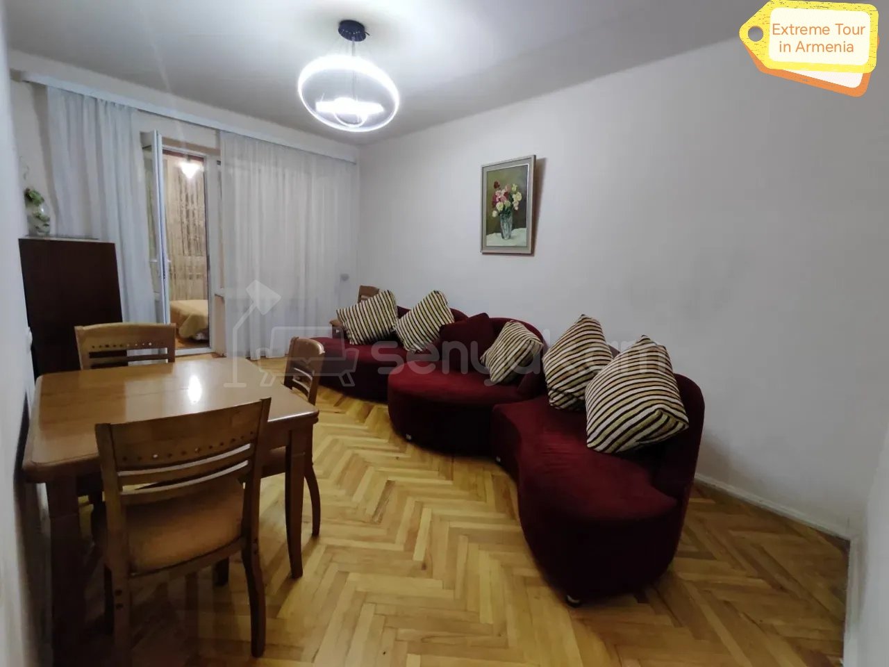 2 Սենյականոց Բնակարան Քարե Շենքում, 46քմ, 3/5 հարկ, Նորմալ Վիճակում, Կահավորված, Արևկող