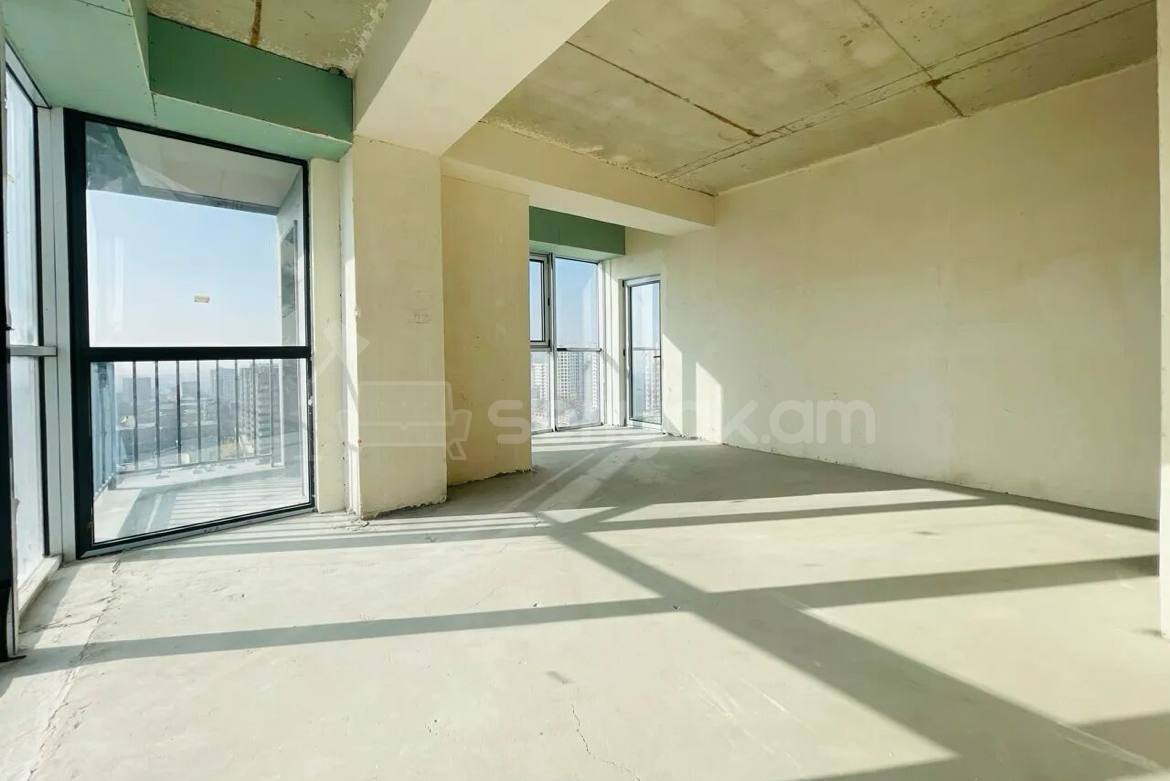 3 Սենյականոց Բնակարան, 84քմ, 15/18 հարկ, Զրոյական Վիճակում