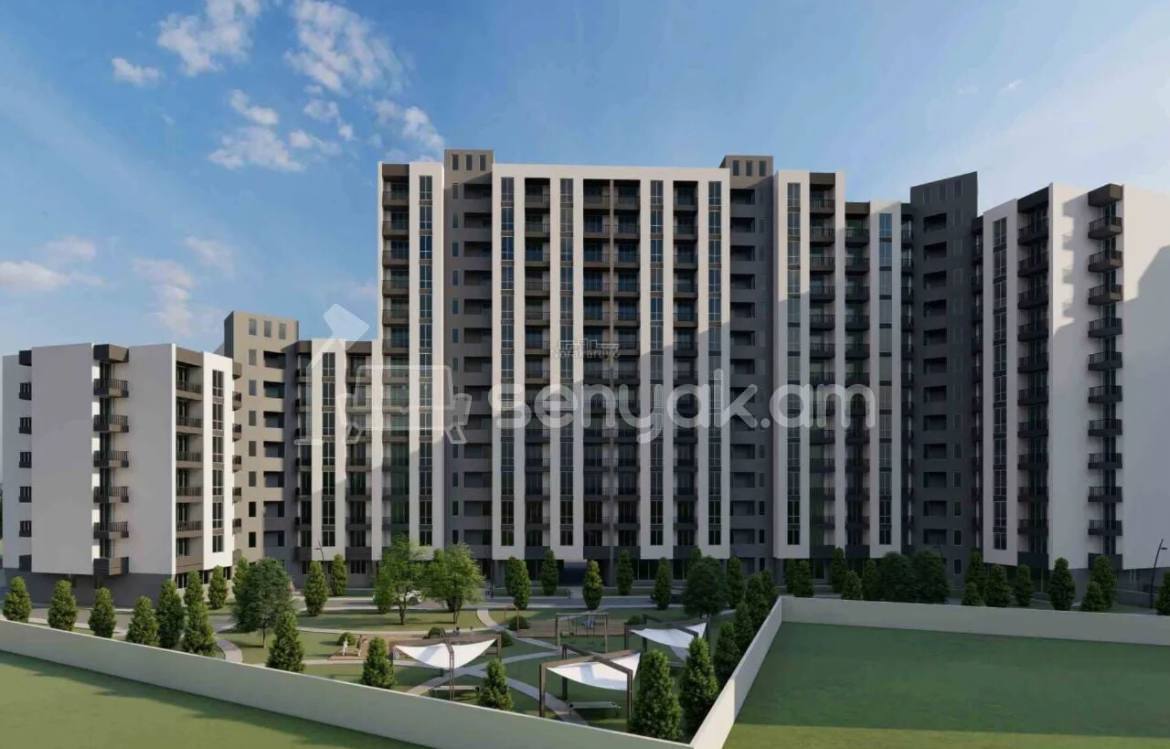 2 Սենյականոց Բնակարան, 68քմ, 8/15 հարկ, Զրոյական Վիճակում