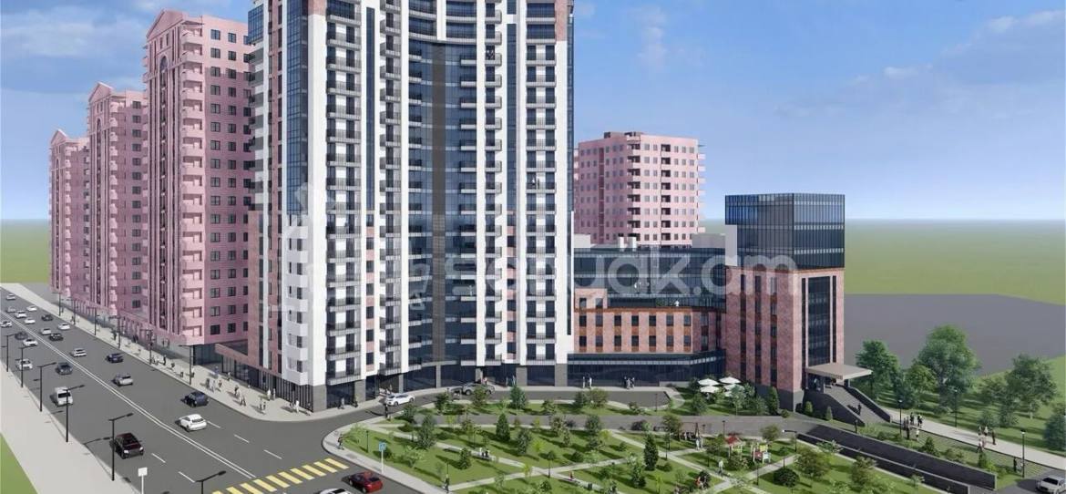 3 Սենյականոց Բնակարան, 103քմ, 10/18 հարկ, Զրոյական Վիճակում