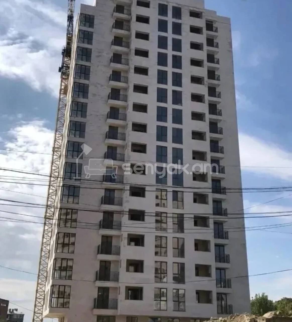 2 Սենյականոց Բնակարան, 68քմ, 11/16 հարկ, Զրոյական Վիճակում