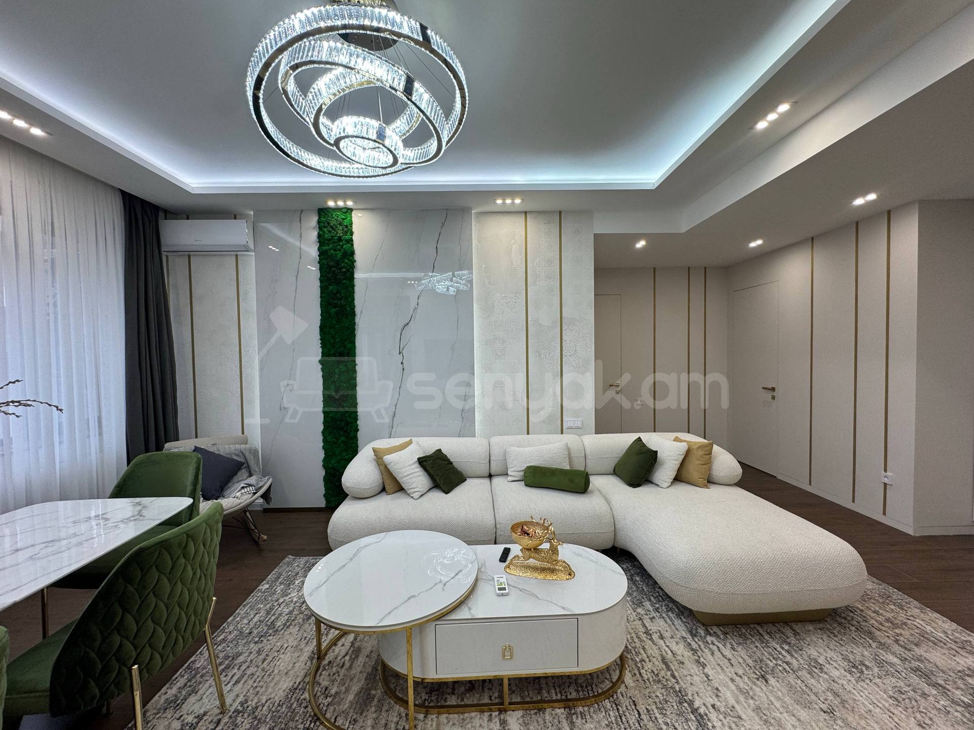 3 Սենյականոց Բնակարան Նորակառույցում, 90քմ, 6/7 հարկ, Դիզայներական Վերանորոգված, Կահավորված, Արևկող