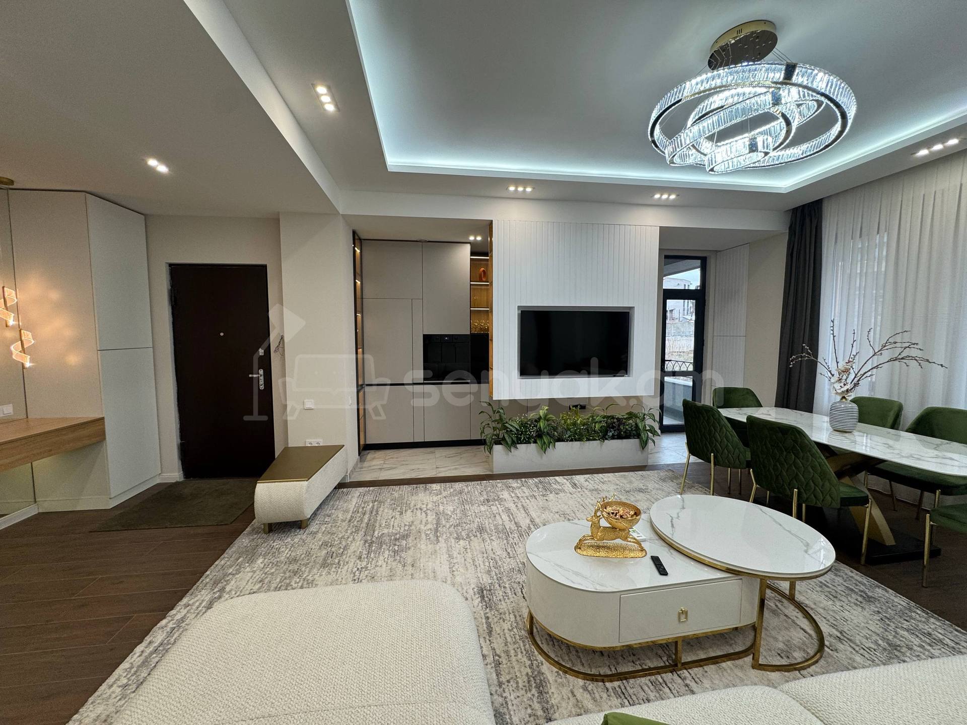 3 Սենյականոց Բնակարան Նորակառույցում, 90քմ, 6/7 հարկ, Դիզայներական Վերանորոգված, Կահավորված, Արևկող