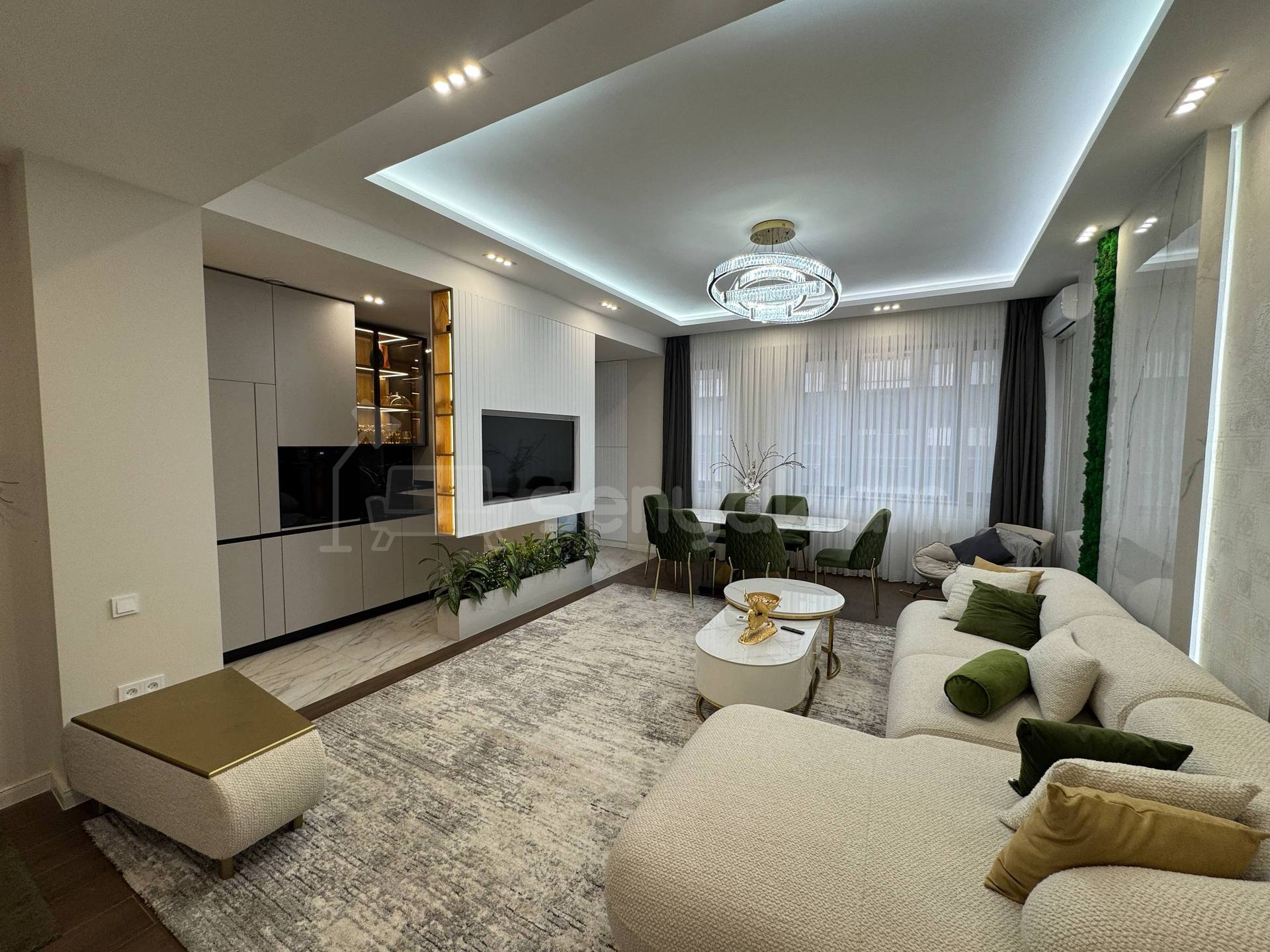 3 Սենյականոց Բնակարան Նորակառույցում, 90քմ, 6/7 հարկ, Դիզայներական Վերանորոգված, Կահավորված, Արևկող