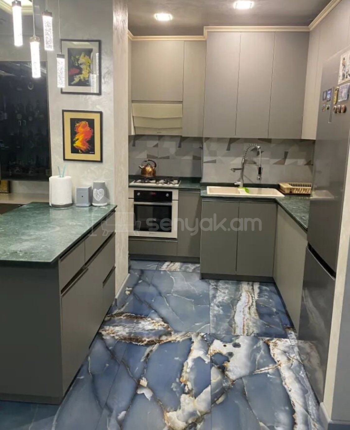 3 Սենյականոց Բնակարան Նորակառույցում, 93քմ, 4/8 հարկ, Դիզայներական Վերանորոգված