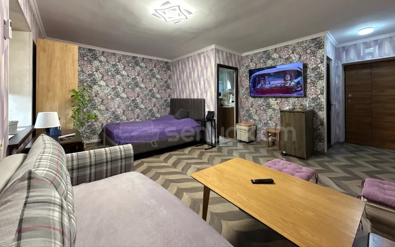 1 Սենյականոց Բնակարան Քարե Շենքում, 42քմ, 2/5 հարկ, Նորմալ Վիճակում, Կահավորված