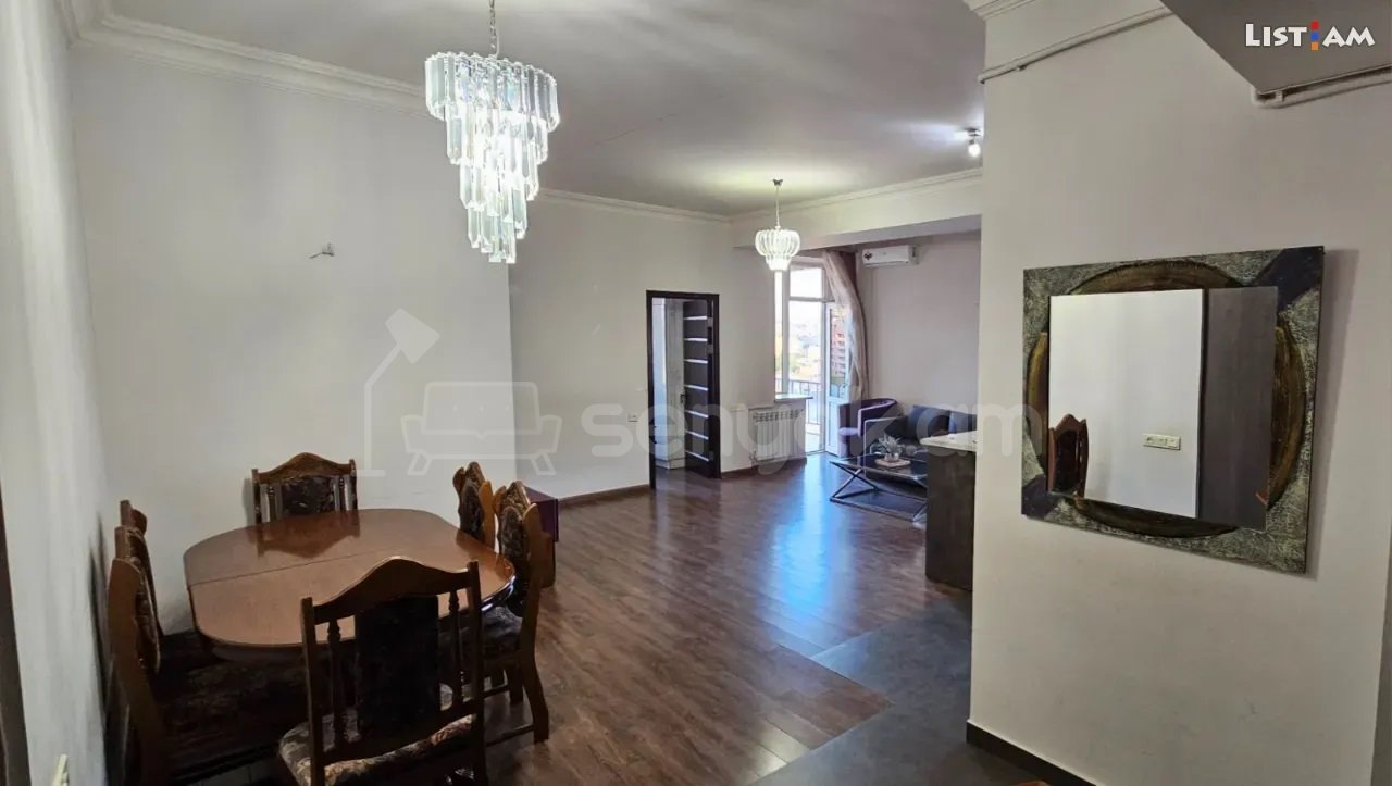 3 Սենյականոց Բնակարան, 75քմ, 11/12 հարկ, Կապիտալ Վերանորոգված