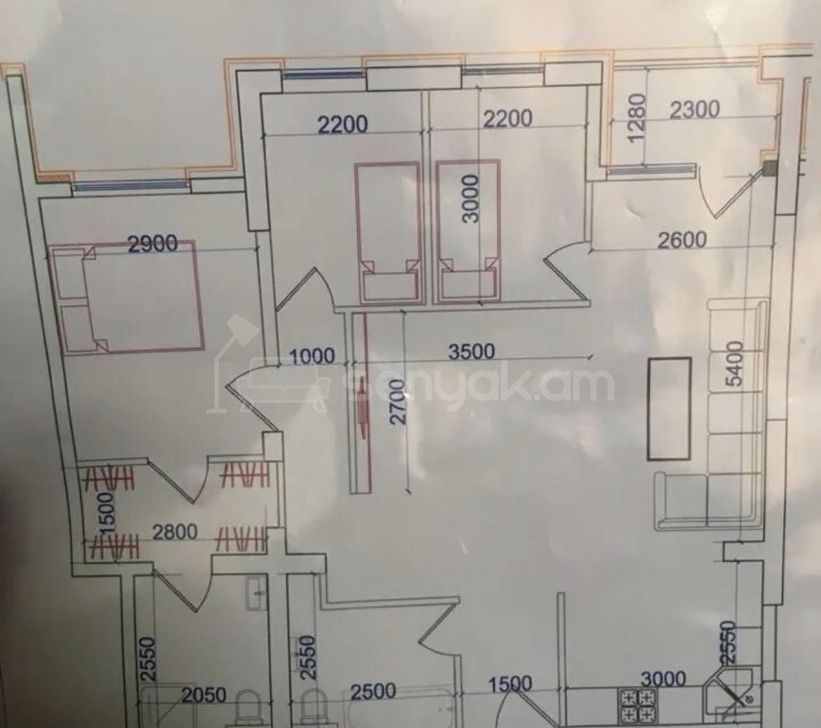 4 Սենյականոց Բնակարան, 82քմ, 14/16 հարկ, Զրոյական Վիճակում